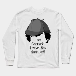 Sherlock Damn Hat Long Sleeve T-Shirt